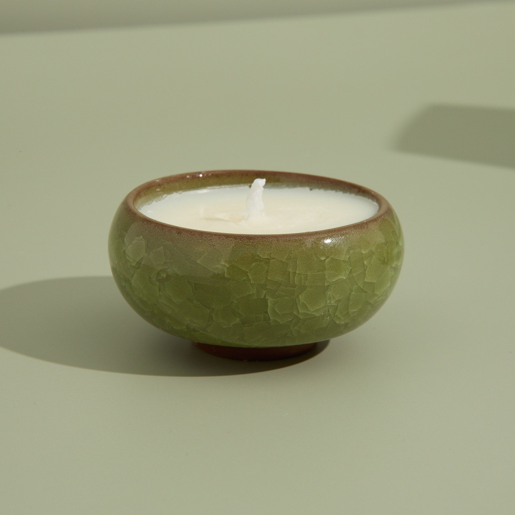 Contemporary Kiln Olive Tea Lights - Elderflower & Coconut