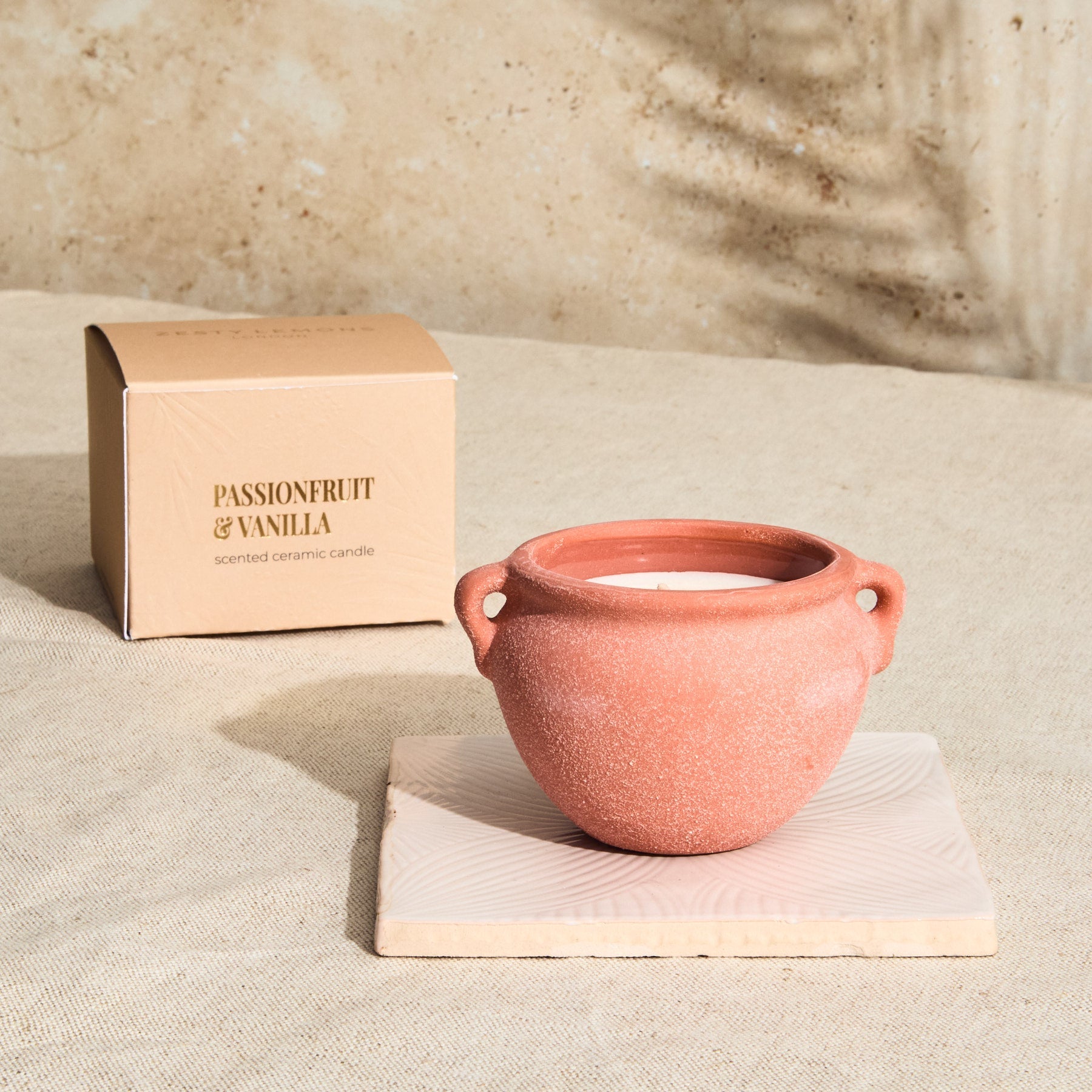Marrakesh Terracotta Pottery Candle - Passionfruit & Vanilla