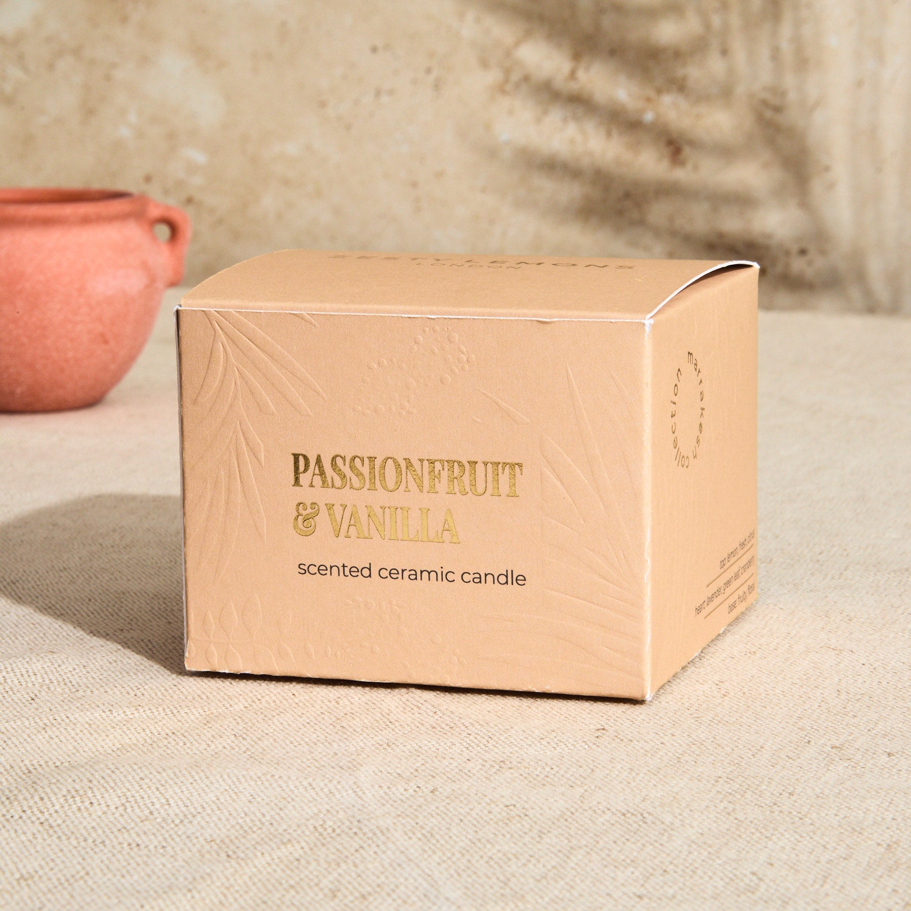 Marrakesh Terracotta Pottery Candle - Passionfruit & Vanilla