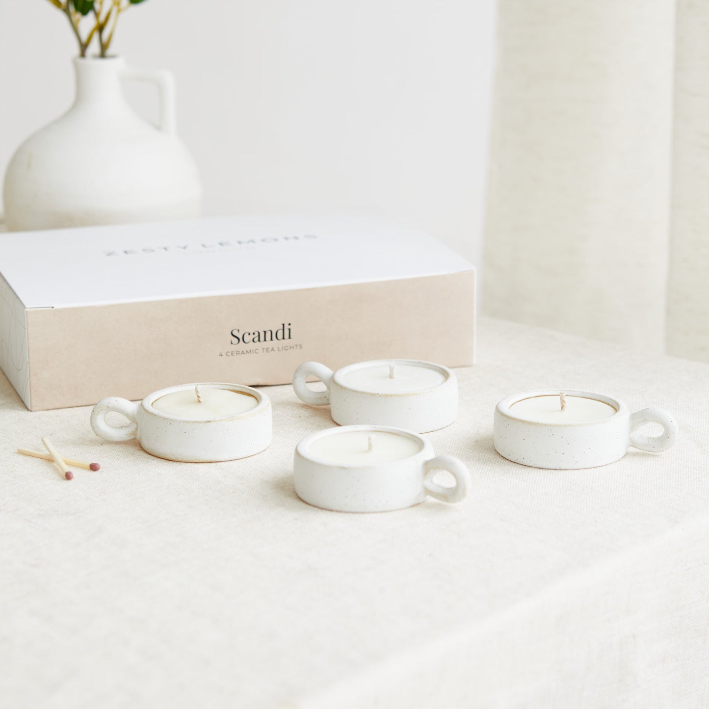 Scandi: Tea Lights (Box of 4)