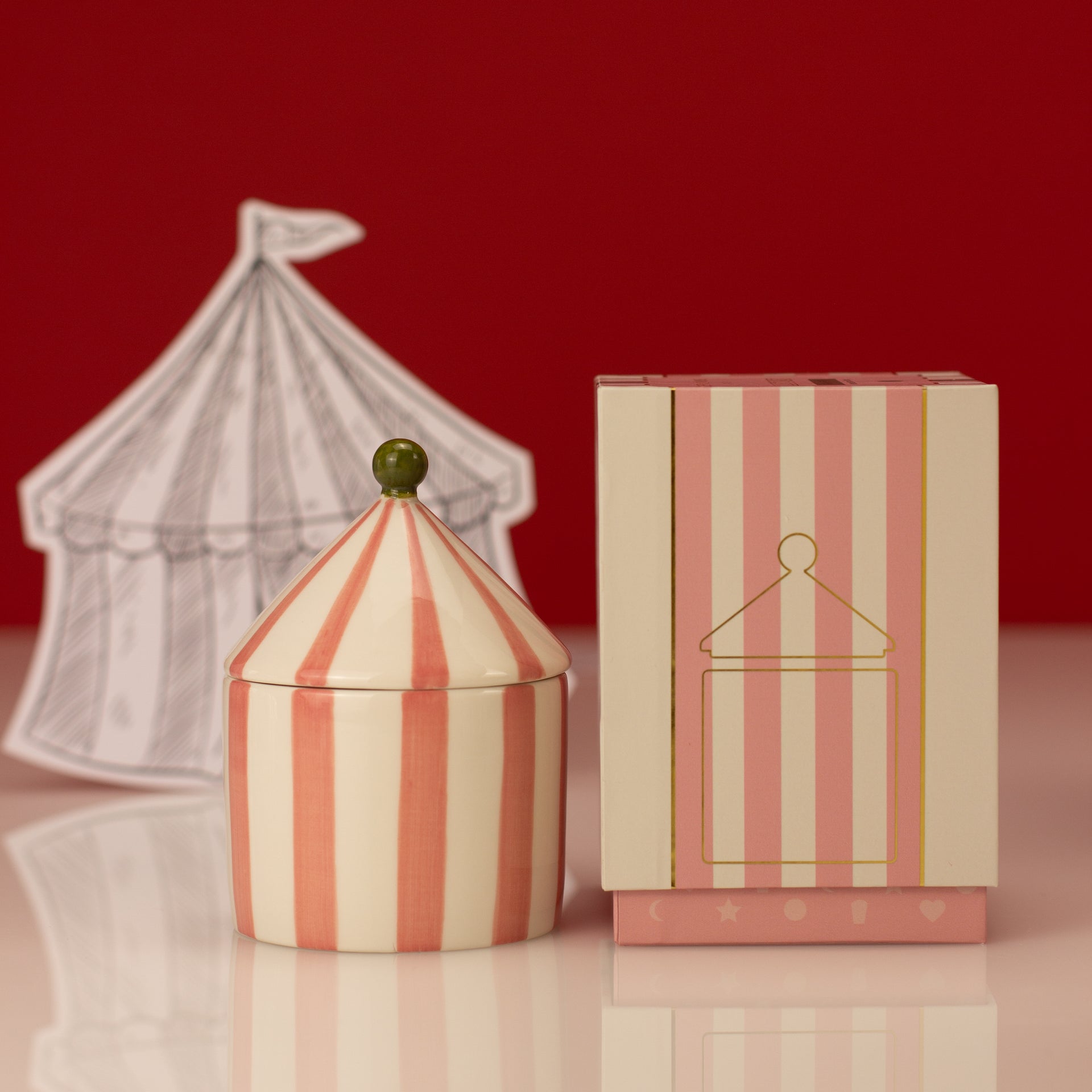 Carnival: Illusionist Pink Candle - Fig & Neroli