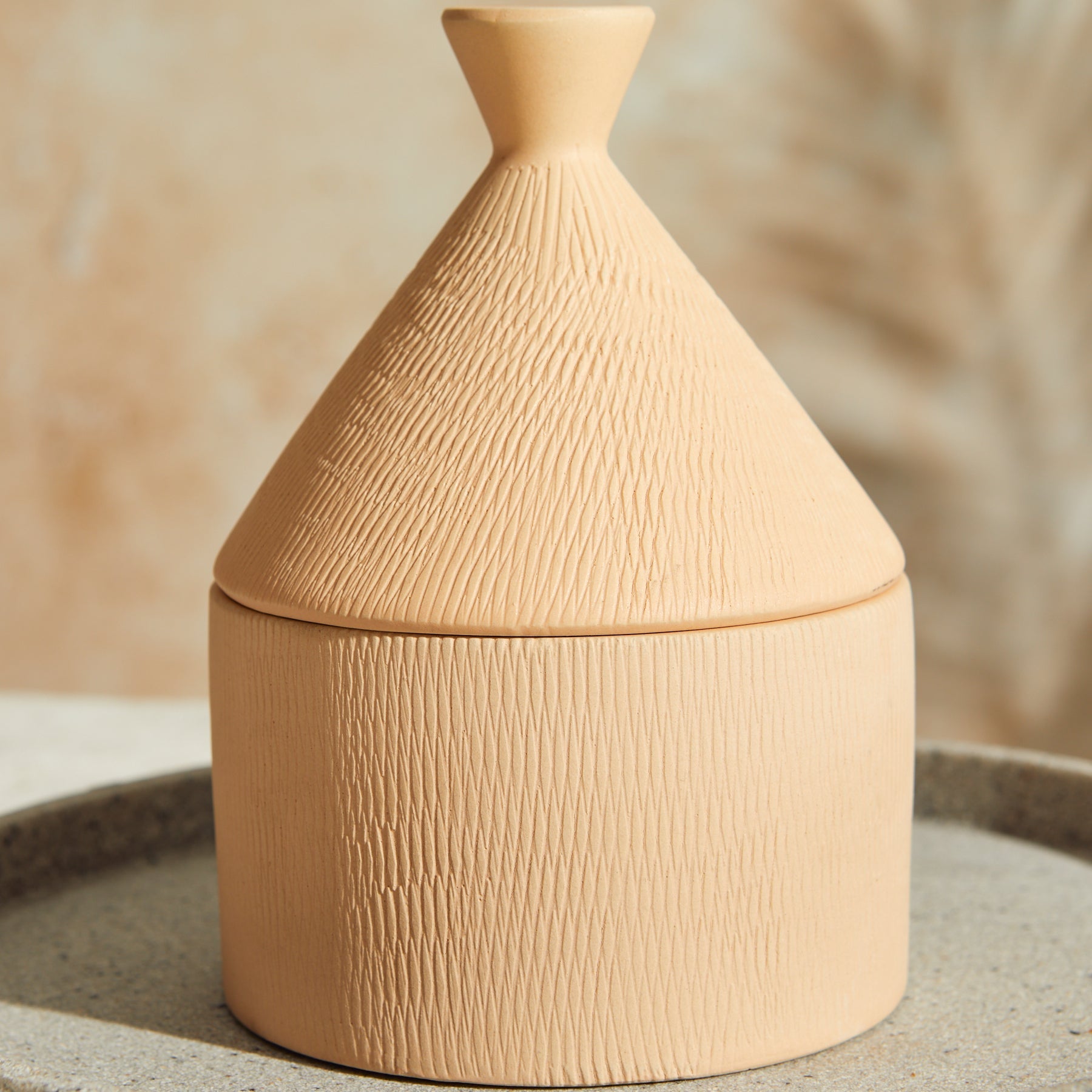 Marrakesh: Sandstone Candle - Myrrh & Tonka