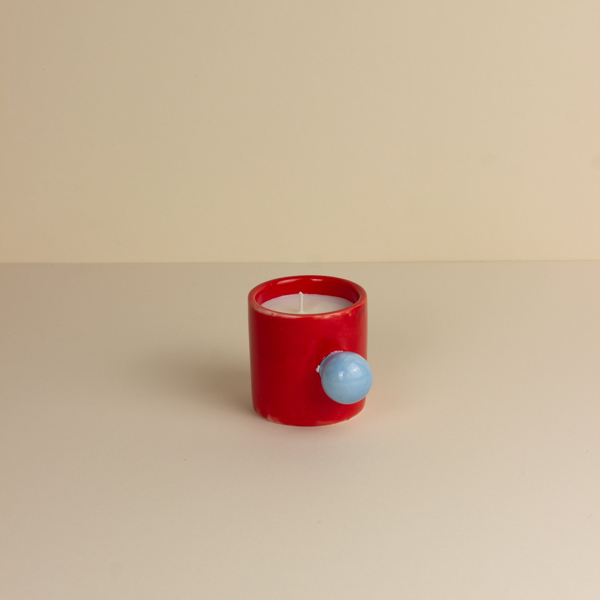 Carnival Carousel Cup Candle - Red Ringmaster