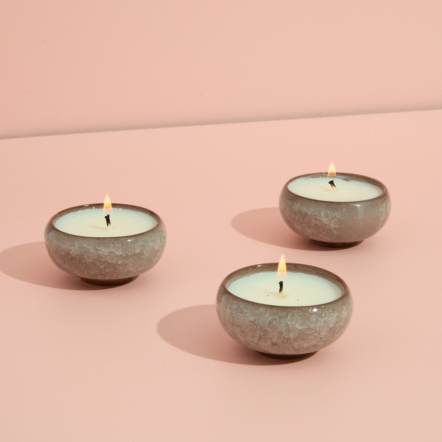 Contemporary Kiln Pink Tea Lights - Blackberry & Cedarwood