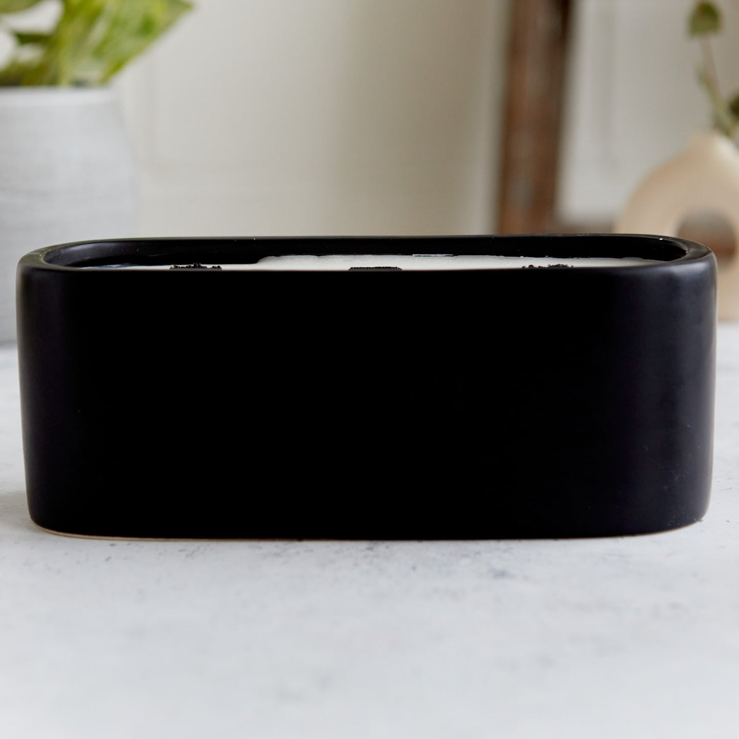 Kiln: Black Baguette Candle - Activated Charcoal & Matcha