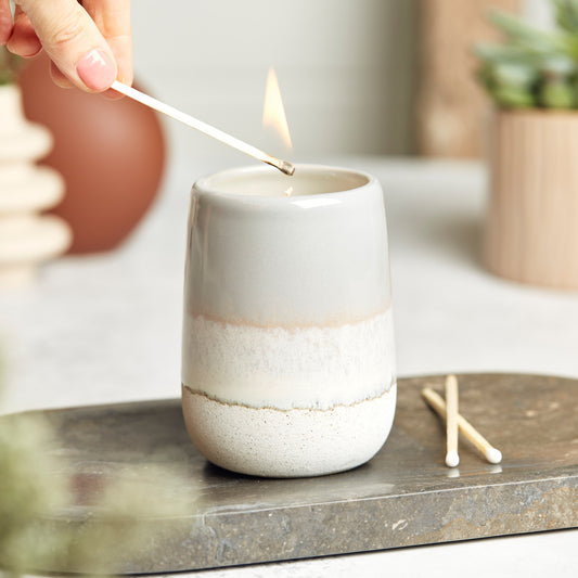 Kiln - Grey Candle (250ml) - Myrrh & Tonka