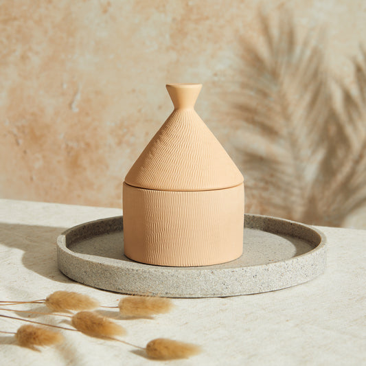 Marrakesh: Sandstone Candle - Myrrh & Tonka