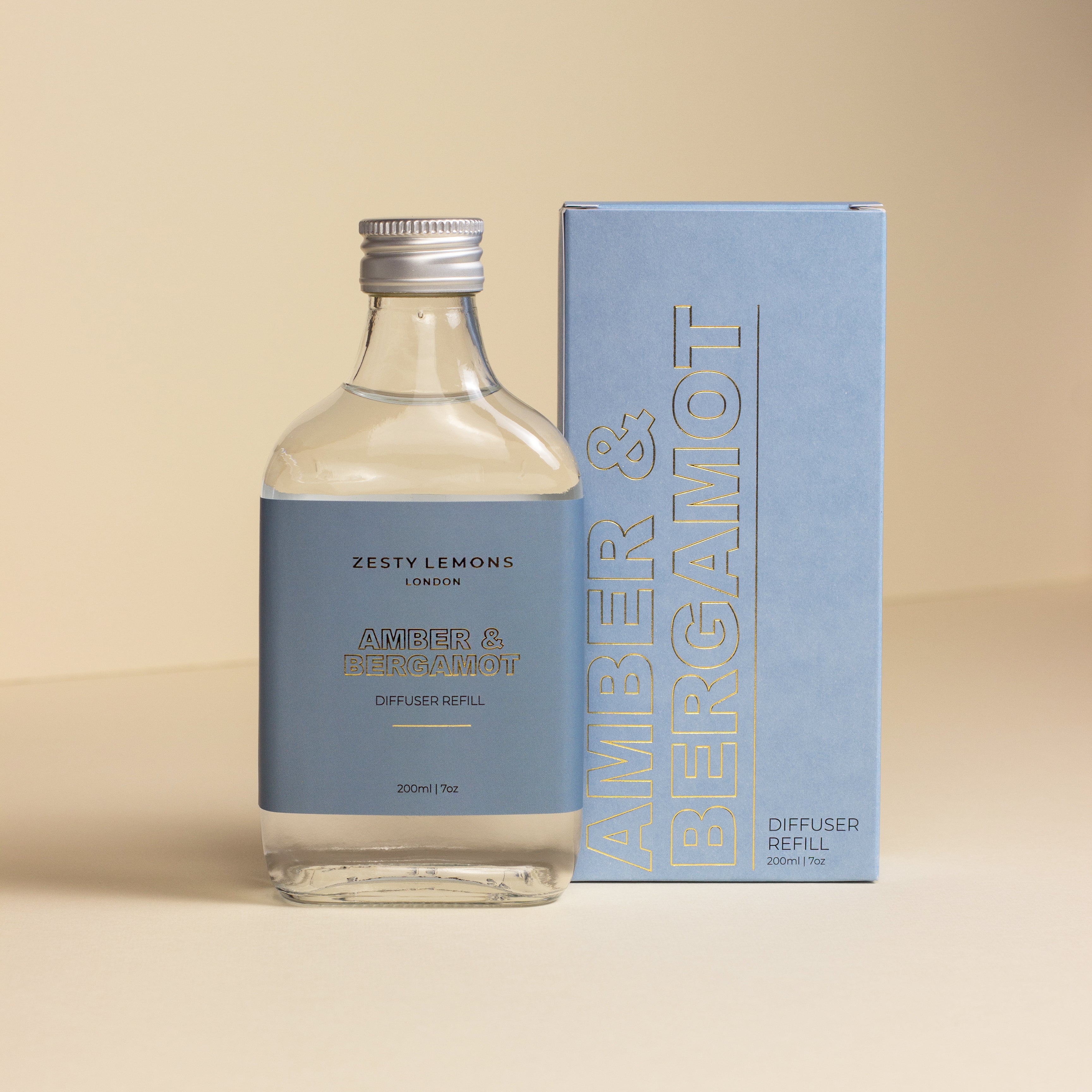 Amber & Bergamot: 200ml Diffuser Refill